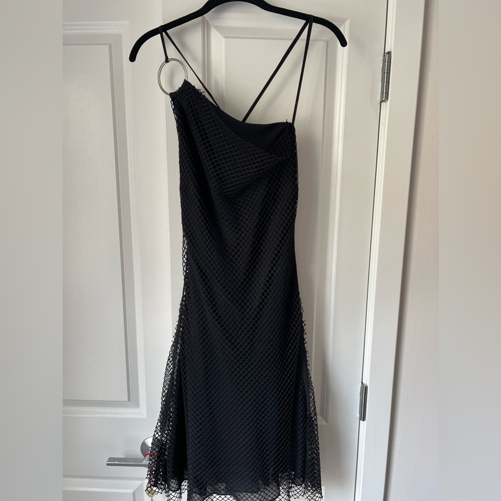 Black Lace Cocktail Dress - Size Small